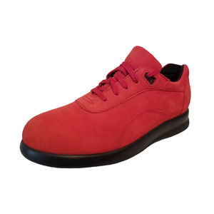 Canfield P.W. MINOR Red Suede Leather Casual Oxford Shoes Women's Size 8‎